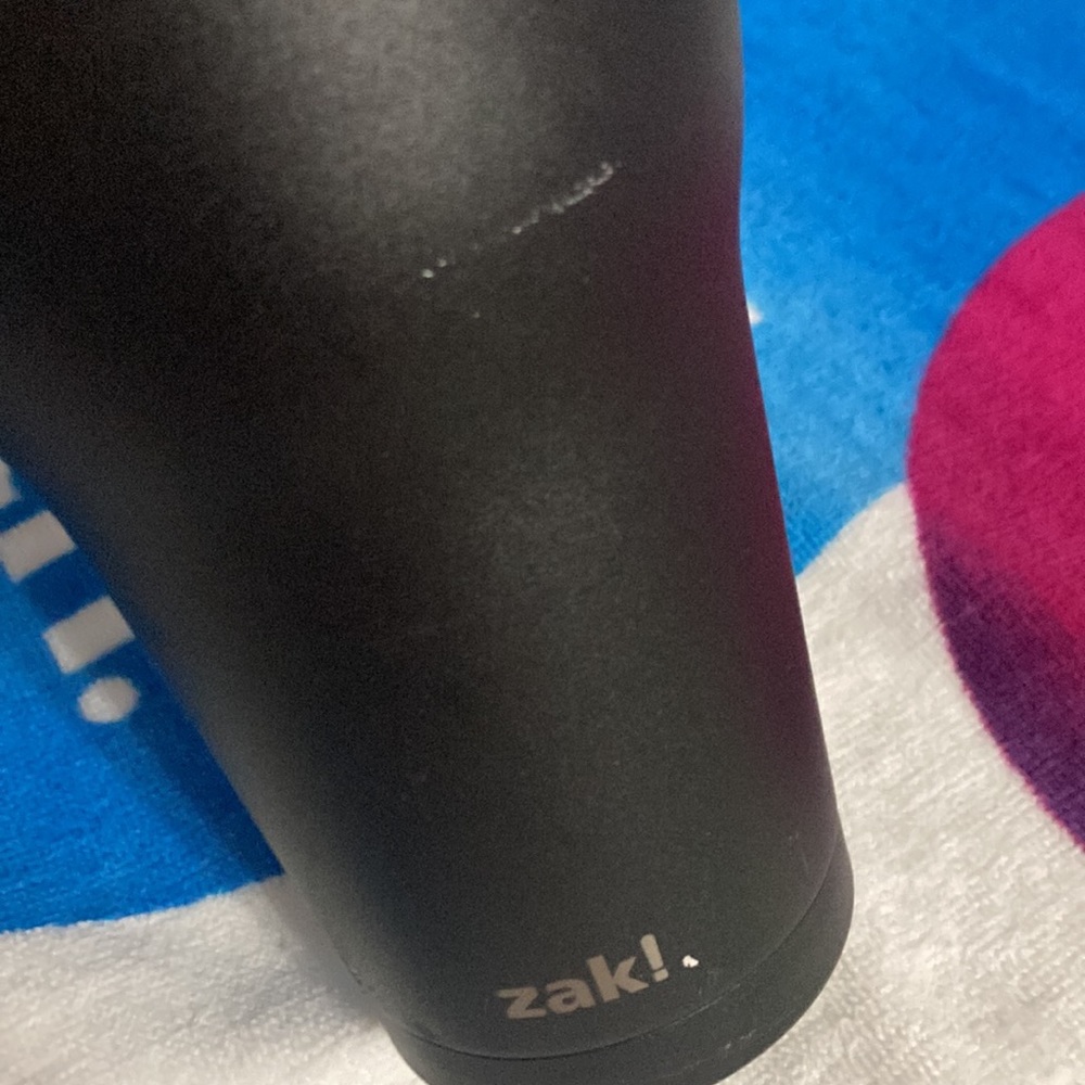 Zack! Black tumbler 9” - Picture 4 of 5